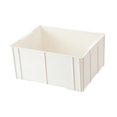 thumbnail image 5 of Industrial Storage Box Heavy Duty Storage Bin for Organizing Portable Car Trunk Organizer Storage Container for Closet Garage White 35.5x28x17cm, 5 of 7