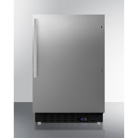 ADA compliant built-in or freestanding 20" wide manual defrost all-freezer for residential use