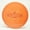 Orange, variant on Dynamic Discs Prototype Supreme Fugitive Midrange Golf Disc