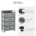 thumbnail image 4 of 5-Drawer Fabric Dresser with Steel Frame, 4 of 10