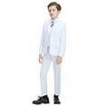 thumbnail image 3 of Lycody 3PCS Boy's Formal Dress Suit Set Outfit, from Toddlers to Teen, Adjustable Waist, Graduation, Wedding, Party, 3 of 8