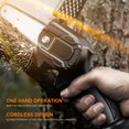 thumbnail image 2 of Amdohai Mini Chainsaw Handheld Rechargeable Powered Chainsaw Electric Protable Chainsaw Wood Cutter Pruning Shears Chainsaw for Xmas Tree Garden Tree Branch Ranch Wood Cutting, 2 of 7