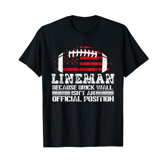 Football Lineman Gifts For Men Women Kids Youth Boys Girls T-Shirt