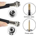 thumbnail image 2 of Heldig Bike Pump with Presta & Schrader Valves, 100 PSI Bicycle Pump for Electric Bike Tire Pump Mini Bike Air Pump Handheld Portable Bike Pump Universal Small High Pressure Ball Needle Accessories, 2 of 6