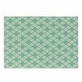thumbnail image 1 of Mint Cutting Board, Victorian Style Old Fashioned Floral Motifs Nature Theme Pattern Feminine, Decorative Tempered Glass Cutting and Serving Board, Small Size, Mint Emerald Pale Green, by Ambesonne, 1 of 1