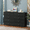 Black Oak, variant on Tydimor 8 Fabric Drawers Dressers for Bedroom Wide Dresser TV Stand for 55" TVs, Chest of Drawers,Rustic Brown
