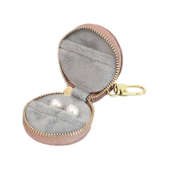 WINDLAND Unique Jewelry Storage Box Case with Keychain Attachment for Women Girls