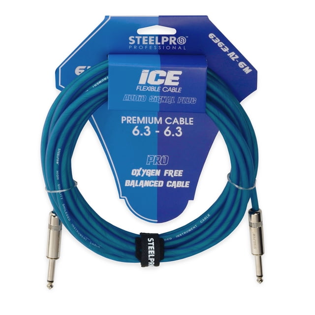 Cable Para Guitarra Profesional 6m Plug6.3-plug6.3 Steelpro
