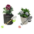 thumbnail image 6 of Heavy Duty Fabric Pots for Plants,Thickened Nonwoven Garden Bags to Grow Vegetables,Large Nursery Pots,Tomato Grow Bags with Handles, Green Line Border, 6 of 8