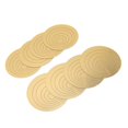 thumbnail image 2 of 2 Set 3D Circle Wall Sticker Mirror Surface Removable Acrylic for Living Room Bedroom Kitchen Office GYM Golden, 2 of 5