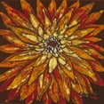 thumbnail image 2 of Davis, Andrea 15x15 Gold Ornate Wood Framed with Double Matting Museum Art Print Titled - Fire Bloom IV, 2 of 4