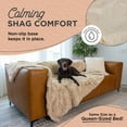 thumbnail image 2 of Best Friends by Sheri Calming Shag Cat and Dog Blanket with Non-Skid, Water Resistant Base, Machine Washable, Taupe, 60" x 80", 2 of 7