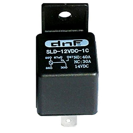 DNF (2 PACK) 30/40 AMP 12V BOSCH STYLE SPDT RELAY