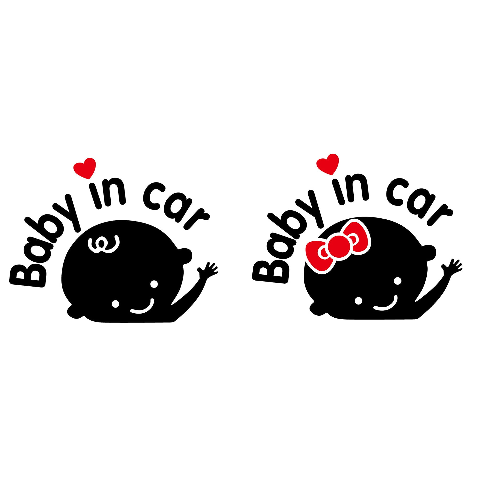 Baby on Board Sticker for Cars 2Packs Baby in Car Sticker Decal Baby