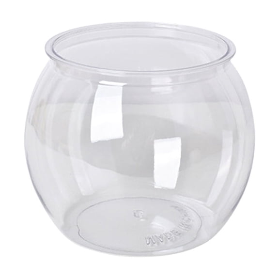 Goldfish Bowl, Clear Shatterproof Desktop Hydroponic Goldfish Aquarium, Decorative Fish Tank for Bedroom Living Room Tabletop Ornament