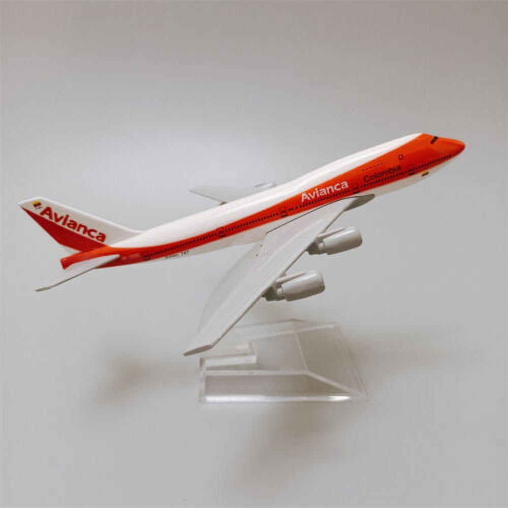 16cm Air Colombia Avianca B747-200 Airline Airplane Model Plane Diecast Aircraft