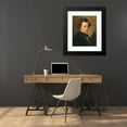thumbnail image 4 of Jean-François Millet 20x24 Black Modern Framed Museum Art Print Titled - Anonymous Man Portrait (ca 1845), 4 of 5