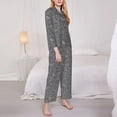 thumbnail image 3 of Lsque Funny Chicken Pattern Long Sleeve Pajama Set for Women - Soft 2-Piece Sleepwear and Loungewear Set with Pockets, Comfy Nightwear-Small, 3 of 7
