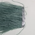 thumbnail image 4 of stanreset 1 Yard Dyed Ostrich Feather Fringe Trim Ribbon Embellishment Grey green, 4 of 8
