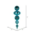 thumbnail image 2 of Vickerman 54" Turquoise Shiny and Matte Finial Ornament, 2 of 3