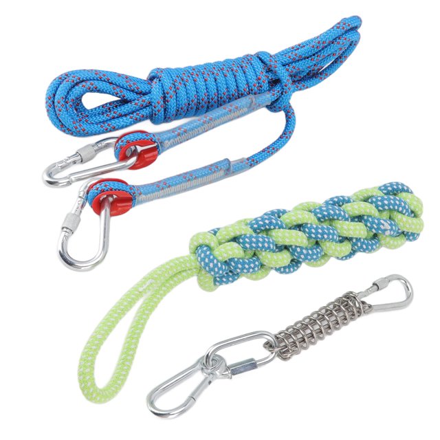 Corde Élastique pour Chien, Corde en Coton à Ressort Jouet pour Chien Musculation pour Jeu Extérieur