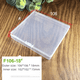thumbnail image 3 of Caja de plástico PP transparente con tapa, caja pequeña cuadrada y delgada, caja plana de 18 mm, 3 of 4