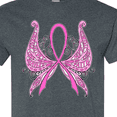 thumbnail image 4 of Inktastic Breast Cancer Awareness with Butterfly Ribbon Words T-Shirt, 4 of 5