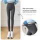 thumbnail image 3 of Leggings con forro polar para mujer, mallas gruesas elásticas de talle alto, pantalones térmicos cálidos de invierno para Yoga, pantalones para correr y senderismo, 3 of 9