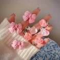 thumbnail image 3 of 5Pcs Hair Clips Hair Accessories Claw Hair Clips Bridal Daily Clamp Jewelry Non Slip bow tie, 3 of 9
