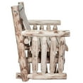 thumbnail image 5 of Montana Woodworks 19" Handcrafted Transitional Wood Glider in Natural, 5 of 5