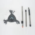 thumbnail image 5 of 360° Rotating Spin Mop and Foldable Bucket Set, Dual Clean & Dirty Water System, Hands-Free Easy Spin Wringing, Heavy-Duty Microfiber Mop with 2 Mop Heads for All Floor Types (TWINS - LV-A03-1), 5 of 9