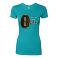 thumbnail image 2 of Wild Bobby Football Fingerprint It's in My DNA Sports Women Slim Fit Junior Tee, 2 of 6