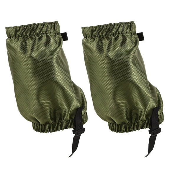 LOLIPPYY 1 Pair Green Hiking Gaiters for Snow Boots, 420D Oxford Cloth, Perfect for Outdoor Enthusiasts