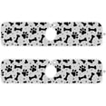 thumbnail image 2 of Coolnut Dog Paw Bone 2PCS Faucet Absorbent Mat Kitchen Faucet Sink Splash Guard Microfiber Cloth Faucet Splash Catcher Water Absorbent Mat Behind Faucet, Faucet Mat for Kitchen Sink 30x5in, 2 of 7