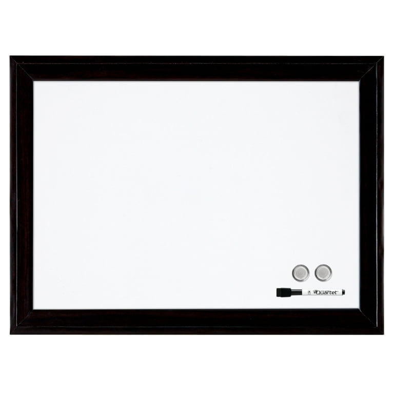 Home Decor Magnetic Dry Erase Board, 23 x 17, White Surface, Black Wood Frame Home Decor Magnetic Dry Erase Board, 23 x 17, White Surface, Black Wood Frame
