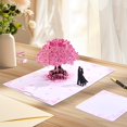 thumbnail image 5 of Anniversary Card, 3D Pop-Up Cherry Blossom Tree Card for Him Her Husband Wife Couple for Wedding, Romantic Birthday, Anniversary, Valentines Day, 5 of 9