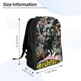 thumbnail image 2 of My Hero Academia Backpack, Anime Travel Laptop Backpack, Casual Daypack For College School, Back To School Gift For Men & Women,Unisex Computer Bag Fits 16 Inch Notebook, 2 of 8