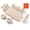 [Cartoon Bear] Beige, variant on Stylish And Cute Cartoon Bear Skin-Friendly Car Inflatable Mattress, Portable Folding Car Accessories, Suitable for Outdoor Camping, Beach Trips, Self-Driving Car Rear Air Mattress