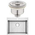 thumbnail image 1 of American Imaginations 25-in. W Above Counter Brushed Nickel Laundry Sink Set For 1 Hole Center Faucet - Strainer Included AI-29414, 1 of 9