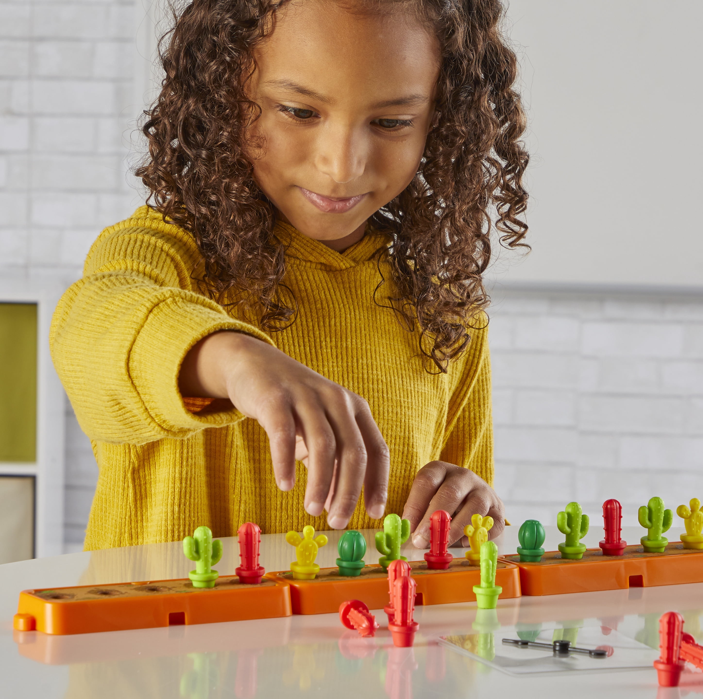 hand2mind Cactus Counting Activity Set, Counters for Kids Math, Counting and Sorting Toys