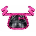 thumbnail image 1 of Cute Waist Apron Vintage Retro Ruffle Apron 50’s Cooking Kitchen Apron with Pockets for Women Girls, Rose Red, 1 of 5