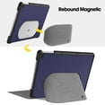 thumbnail image 2 of SaniMore for Google Pixel Tablet Case, Auto Sleep/Wake Rugged PC Tri-Fold Kickstand [Support iPad 1st/3rd Pencil Charging]  Shockproof Protective Case for Women Men, Darkblue, 2 of 10