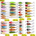 thumbnail image 3 of Fishing Lure Set Fishing Hard Bait Mini Minnow Floating Sinking Swing Crankbait Crazy Wobblers Artificial Bionic Crank Lures 10pcs Lures-B, 3 of 6