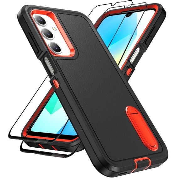 New Case for Samsung A17 Military Grade Dual Layer Shockproof Phone Cover Build With Kickstand Dustproof Drop Proof Protective Case for Galaxy A17 6.7",8 Color