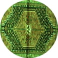 thumbnail image 1 of Ahgly Company Indoor Round Persian Green Traditional Area Rugs, 7' Round, 1 of 1