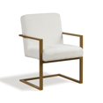 thumbnail image 3 of Lifestyle Solutions Leslie Stationary Chair in Cream Fabric Upholstery, 3 of 7