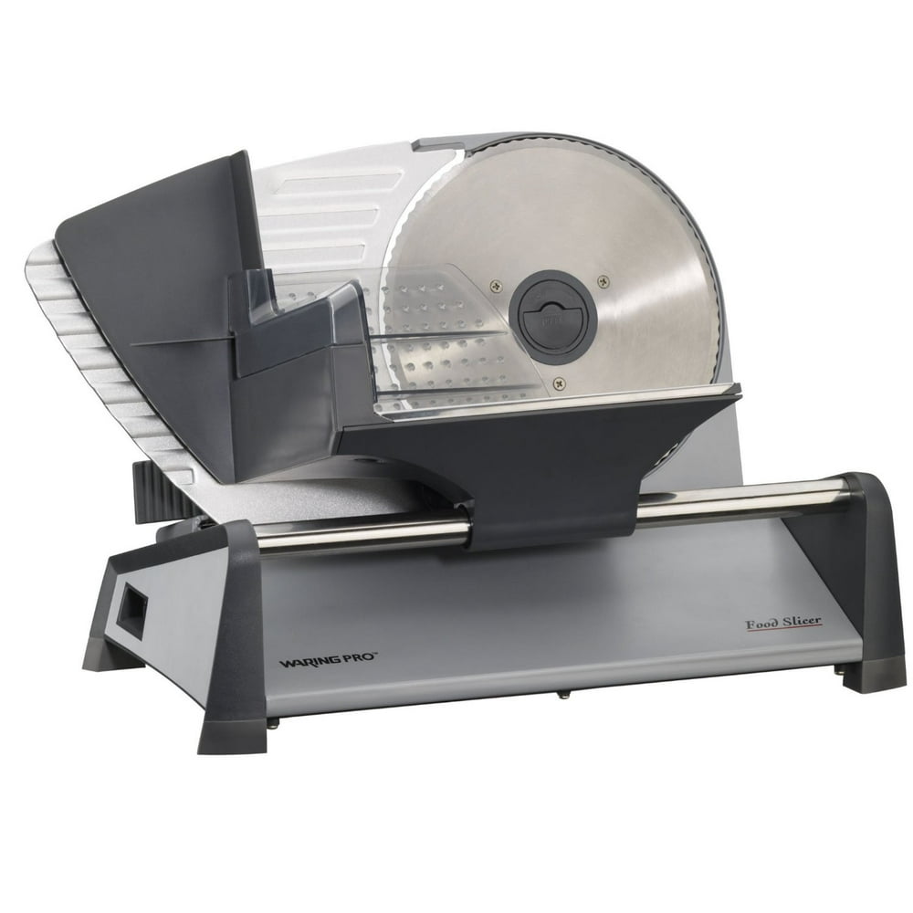 Waring Pro FS155AMZ Professional Food Slicer, Stainless Steel Walmart