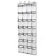 thumbnail image 2 of Zapatero colgante sobre la puerta con 28 bolsillos grandes, organizador de zapatos para puerta de armario, soporte para almacenamiento de zapatos, colgador de malla, blanco, 2 of 5