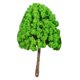 thumbnail image 3 of 50 piezas de accesorios para maquetas de árboles, suministros para dioramas de simulación, árboles en miniatura verde claro, 3 of 9