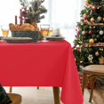 thumbnail image 1 of Trahoo-nappe 60"x84 Pouces Nappes, Nappe Rouge Imperméable Rectangulaire Nappe de Table Rectangulaire Lavable en Machine pour Salle à Manger, Buffet, Fêtes, Vacances, 1 of 4